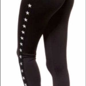 Strut This Sage Ankle Star Elastic Legging os